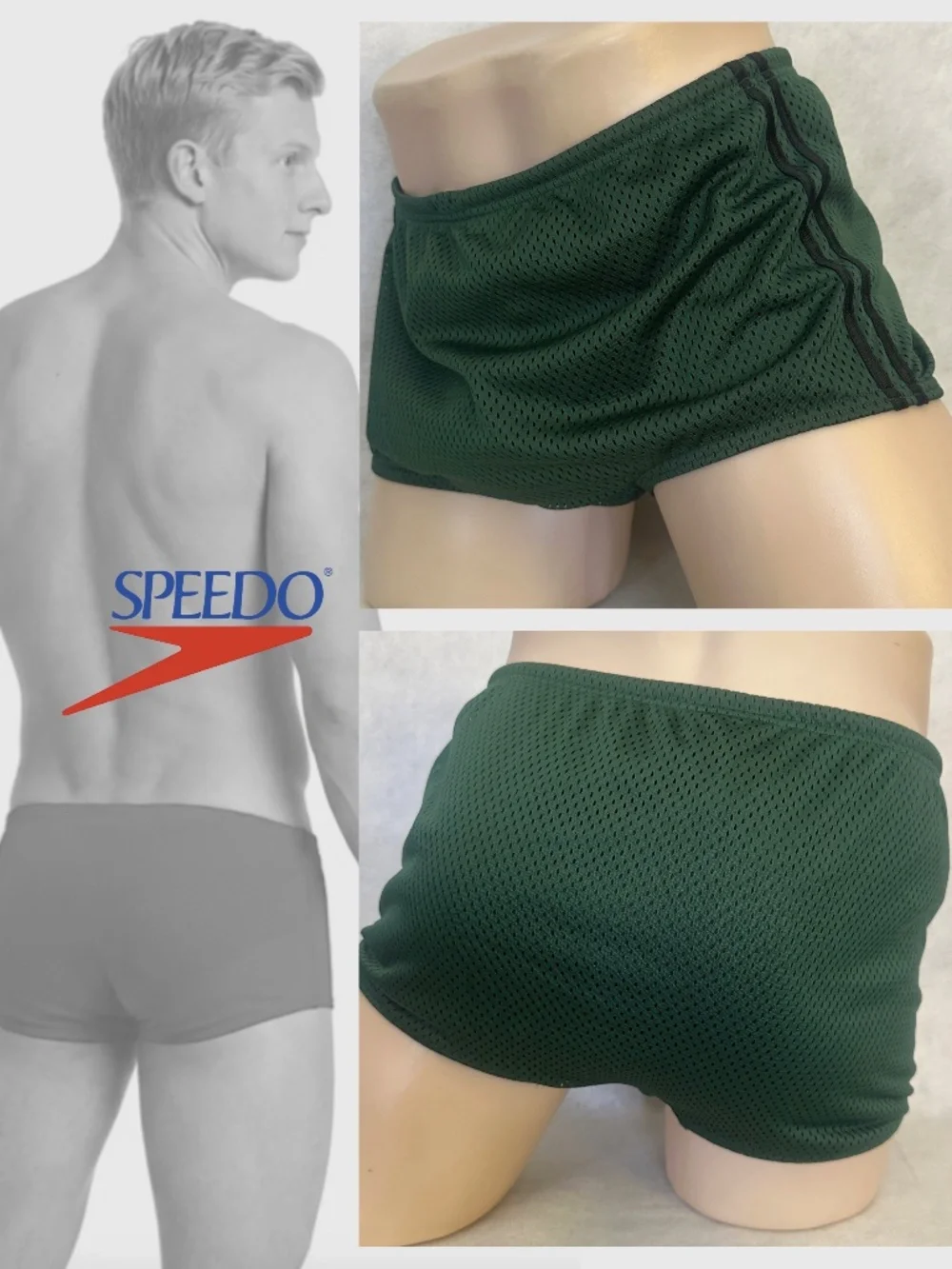 Speedo Retro High Waist Swimsuit 34